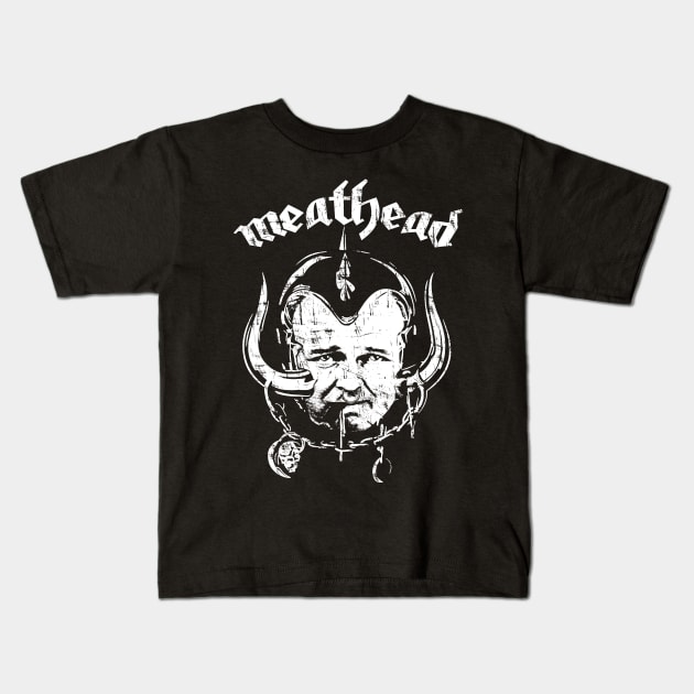 MEATHEAD Kids T-Shirt by joeyjamesartworx